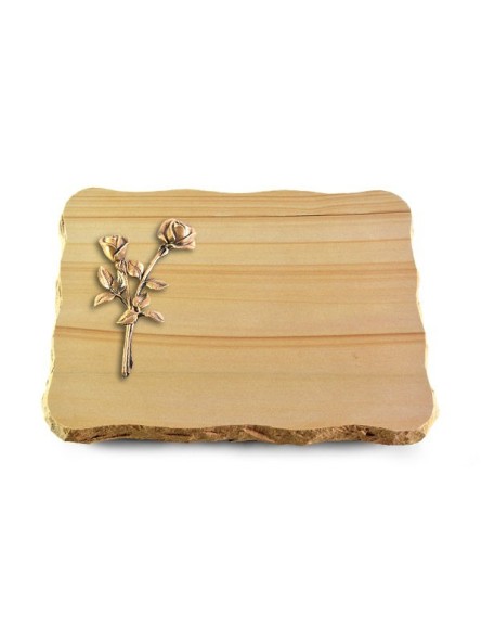 Grabplatte Woodland/Pure Rose 10 (Bronze)