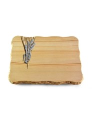 Grabplatte Woodland/Delta Ähren 1 (Alu)