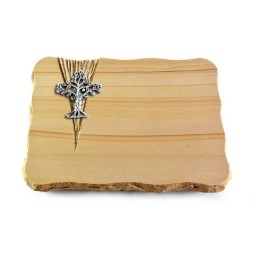 Grabplatte Woodland/Delta Baum 2 (Alu)