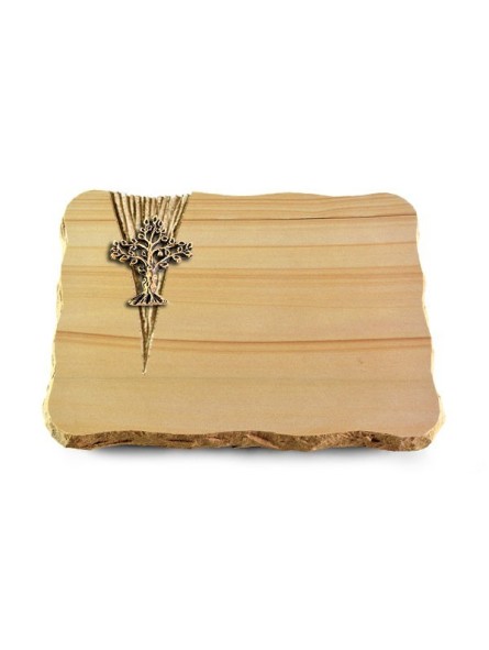 Grabplatte Woodland/Delta Baum 2 (Bronze)