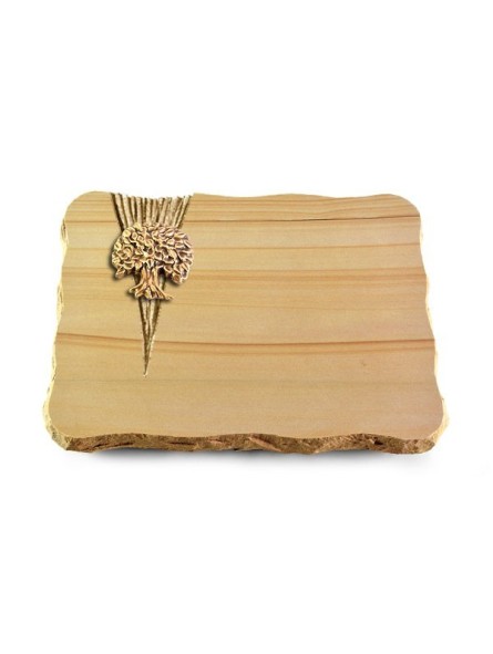 Grabplatte Woodland/Delta Baum 3 (Bronze)
