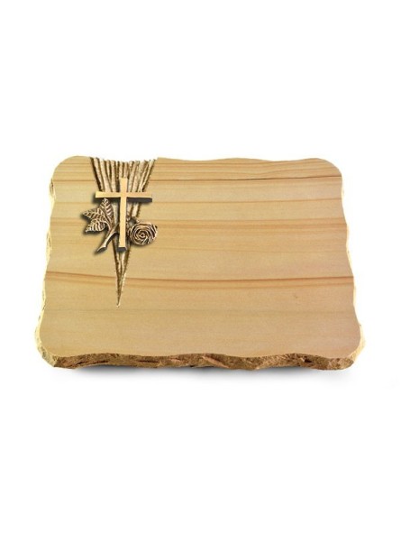 Grabplatte Woodland/Delta Kreuz 1 (Bronze)