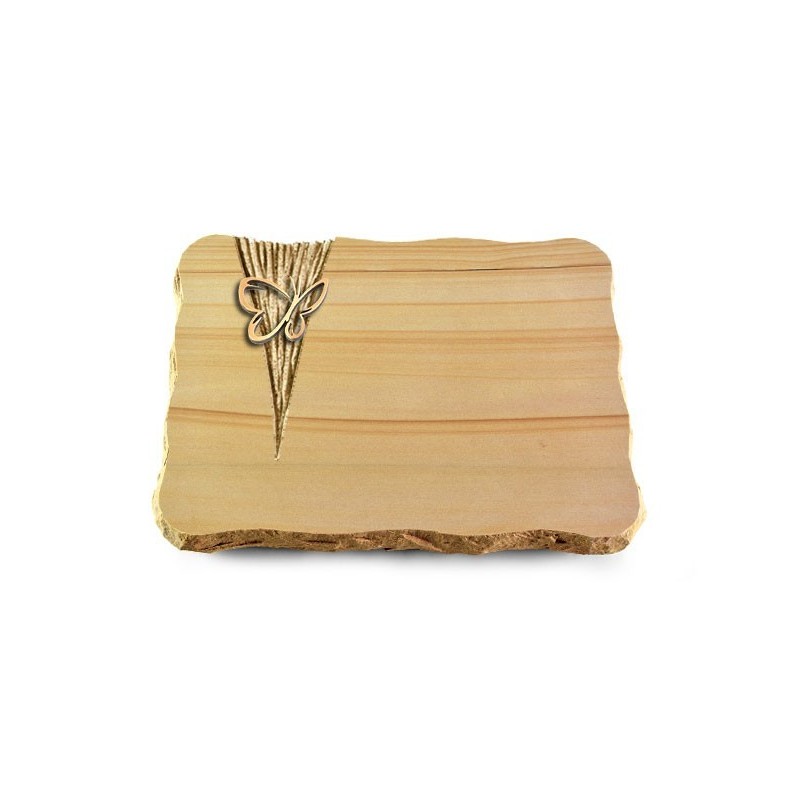 Grabplatte Woodland/Delta Papillon (Bronze)