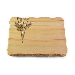 Grabplatte Woodland/Delta Taube (Bronze)