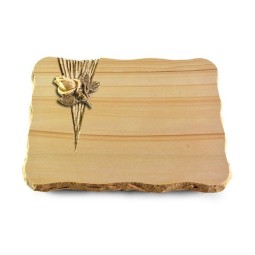 Grabplatte Woodland/Delta Rose 3 (Bronze)