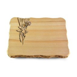 Grabplatte Woodland/Delta Rose 6 (Bronze)