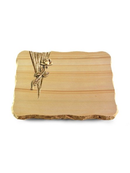 Grabplatte Woodland/Delta Rose 7 (Bronze)