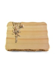 Grabplatte Woodland/Delta Rose 10 (Bronze)
