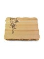 Grabplatte Woodland/Delta Rose 10 (Bronze)