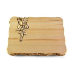 Grabplatte Woodland/Delta Rose 11 (Bronze)