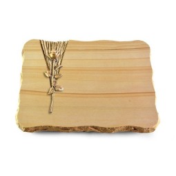 Grabplatte Woodland/Delta Rose 12 (Bronze)