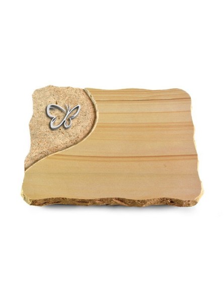 Grabplatte Woodland/Folio Papillon (Alu)