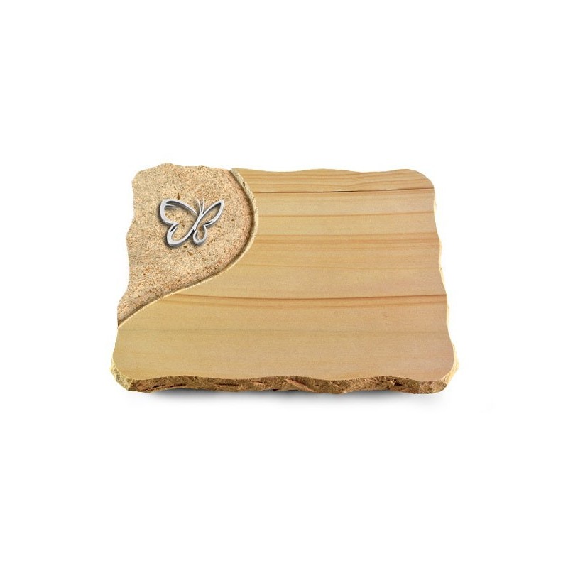 Grabplatte Woodland/Folio Papillon (Alu)