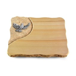 Grabplatte Woodland/Folio Taube (Alu)