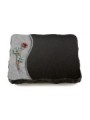 Grabplatte Indisch Black Wave Rose 4 (Color)