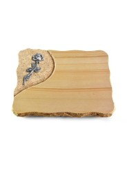 Grabplatte Woodland/Folio Rose 7 (Alu)