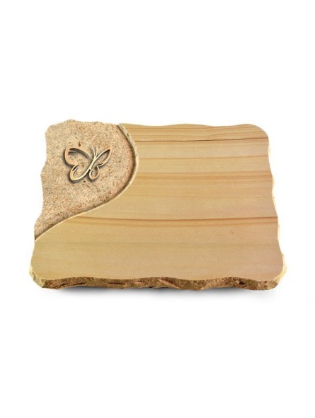 Grabplatte Woodland/Folio Papillon (Bronze)