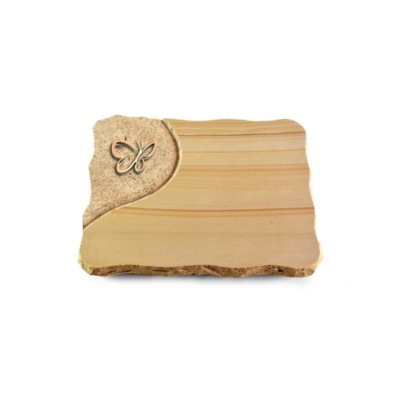 Grabplatte Woodland/Folio Papillon (Bronze)