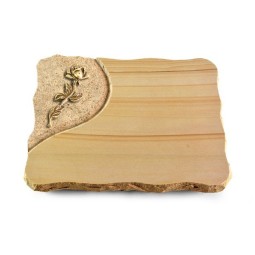 Grabplatte Woodland/Folio Rose 7 (Bronze)