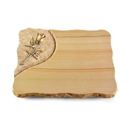 Grabplatte Woodland/Folio Rose 8 (Bronze)