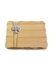 Grabplatte Woodland/Strikt Baum 3 (Alu)