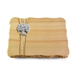 Grabplatte Woodland/Strikt Baum 3 (Alu)