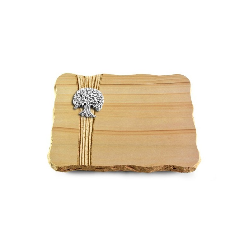 Grabplatte Woodland/Strikt Baum 3 (Alu)