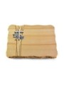 Grabplatte Woodland/Strikt Kreuz 1 (Alu)
