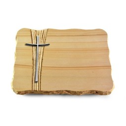 Grabplatte Woodland/Strikt Kreuz 2 (Alu)