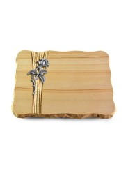 Grabplatte Woodland/Strikt Rose 2 (Alu)