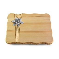 Grabplatte Woodland/Strikt Rose 4 (Alu)