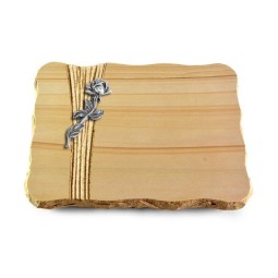 Grabplatte Woodland/Strikt Rose 7 (Alu)