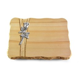 Grabplatte Woodland/Strikt Rose 8 (Alu)