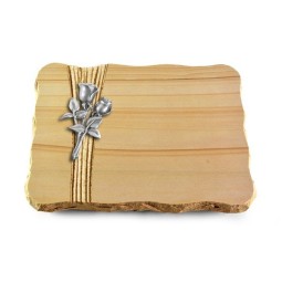 Grabplatte Woodland/Strikt Rose 11 (Alu)