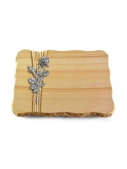 Grabplatte Woodland/Strikt Rose 13 (Alu)