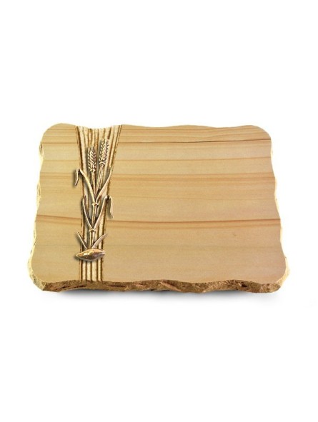 Grabplatte Woodland/Strikt Ähren 2 (Bronze)