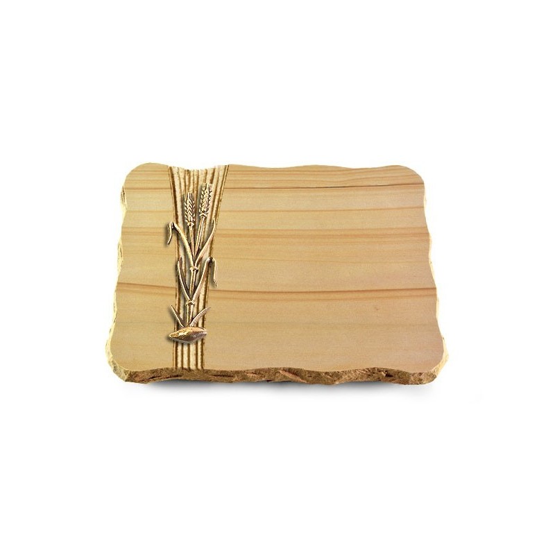 Grabplatte Woodland/Strikt Ähren 2 (Bronze)