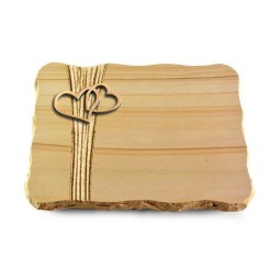 Grabplatte Woodland/Strikt Herzen (Bronze)