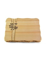 Grabplatte Woodland/Strikt Kreuz 1 (Bronze)