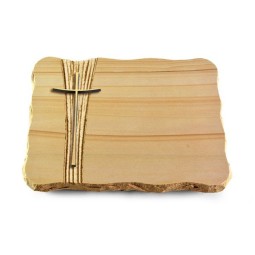 Grabplatte Woodland/Strikt Kreuz 2 (Bronze)