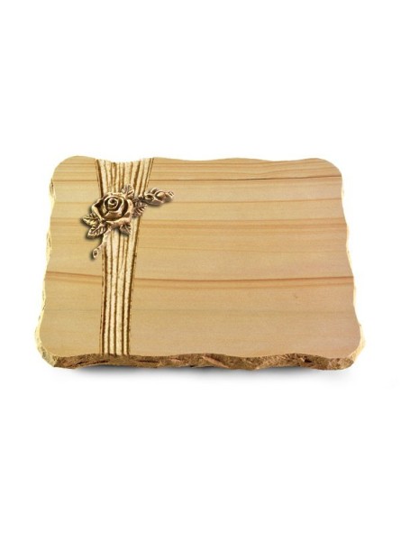 Grabplatte Woodland/Strikt Rose 1 (Bronze)