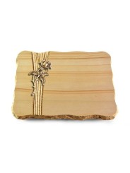 Grabplatte Woodland/Strikt Rose 2 (Bronze)