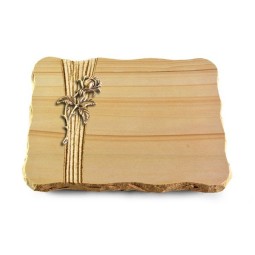 Grabplatte Woodland/Strikt Rose 2 (Bronze)