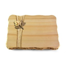 Grabplatte Woodland/Strikt Rose 3 (Bronze)