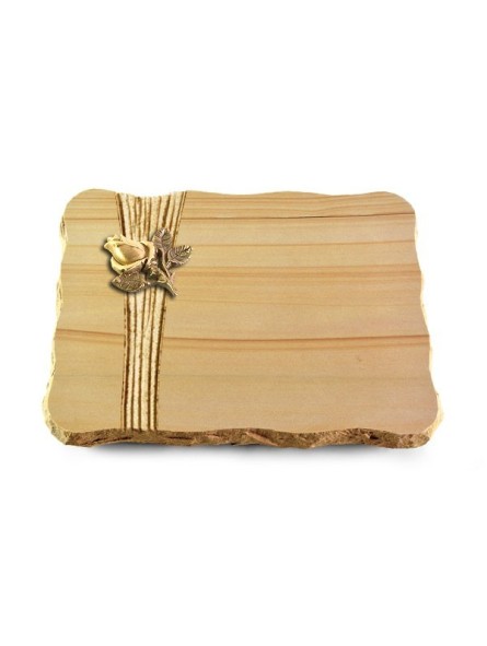 Grabplatte Woodland/Strikt Rose 3 (Bronze)