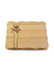 Grabplatte Woodland/Strikt Rose 4 (Bronze)