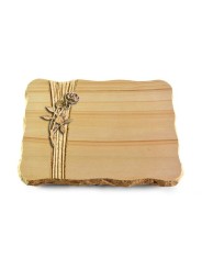 Grabplatte Woodland/Strikt Rose 6 (Bronze)