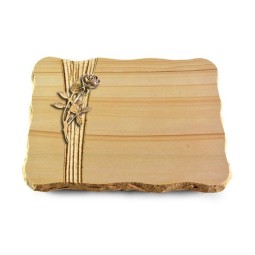 Grabplatte Woodland/Strikt Rose 6 (Bronze)