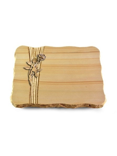 Grabplatte Woodland/Strikt Rose 6 (Bronze)