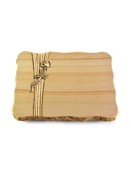 Grabplatte Woodland/Strikt Rose 7 (Bronze)